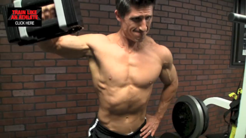 cheat laterals shoulder exercise