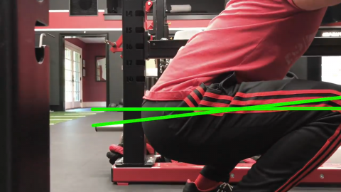 squatting at parallel is harder but more effective