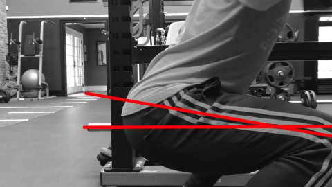 squatting close to parallel is easier but less effective