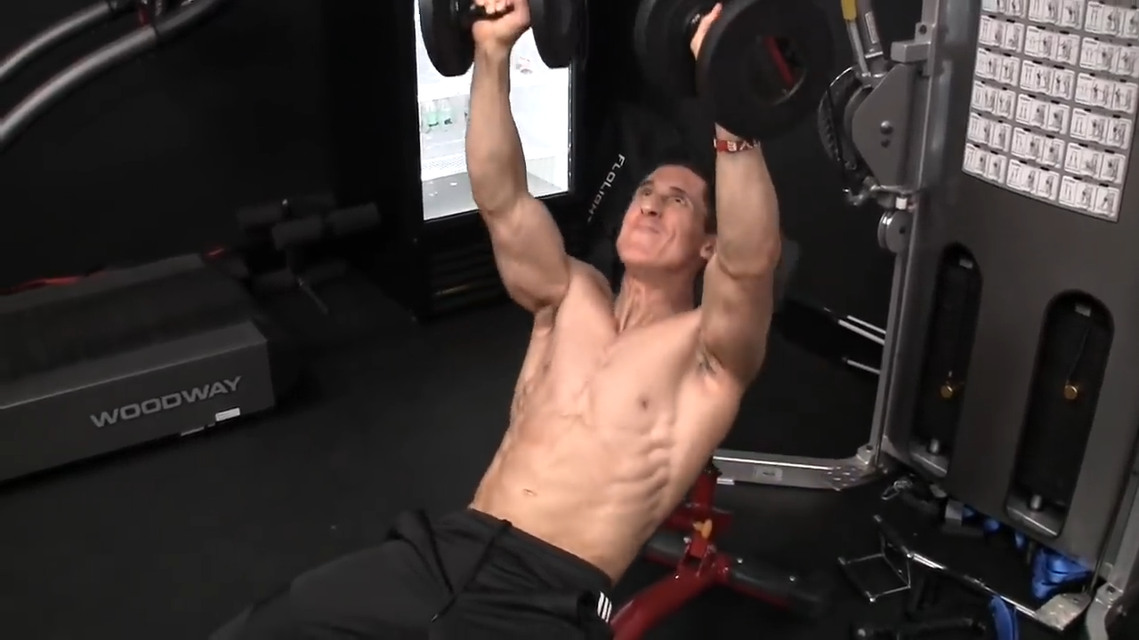 bench press up total body chest exercise