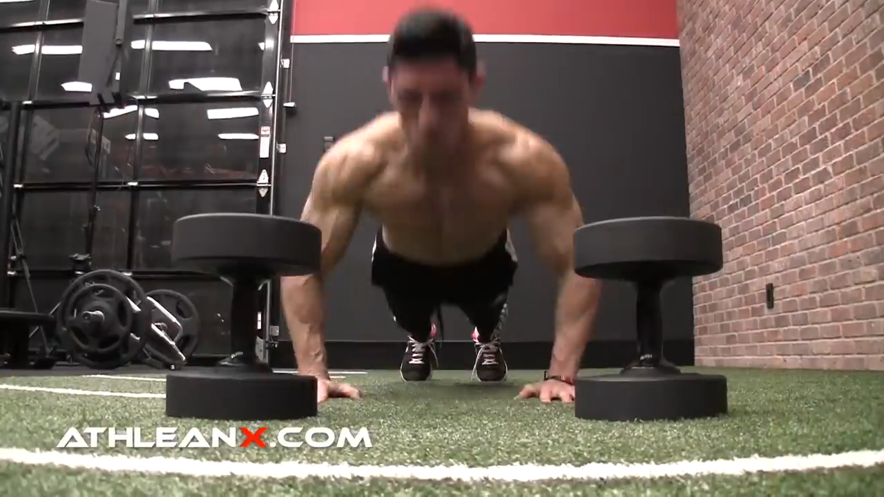 plyo tap chest exercise for power