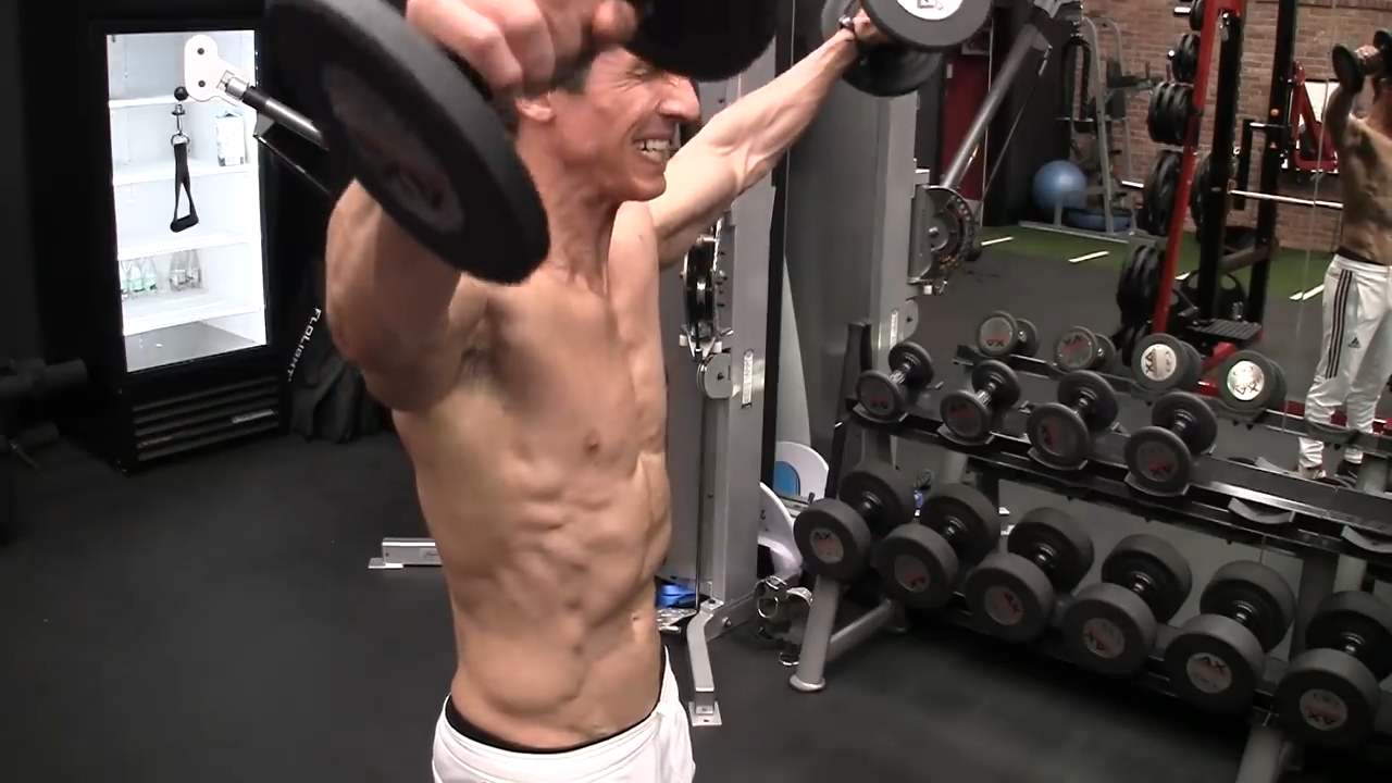 straight lateral raise for shoulder hypertrophy