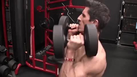 dumbbell push press