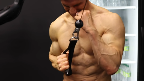 one arm high cable row