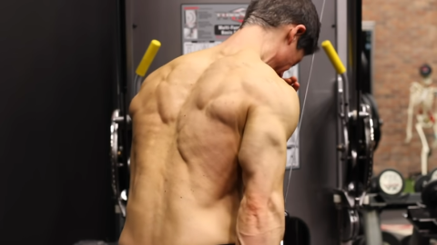 one arm cable pushdown exercise