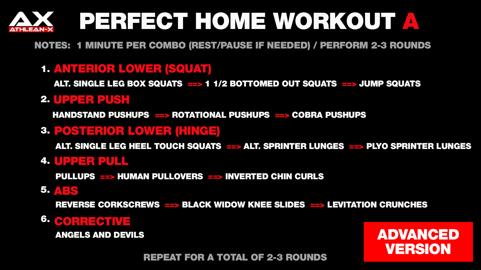 Bodyweight Workout Home