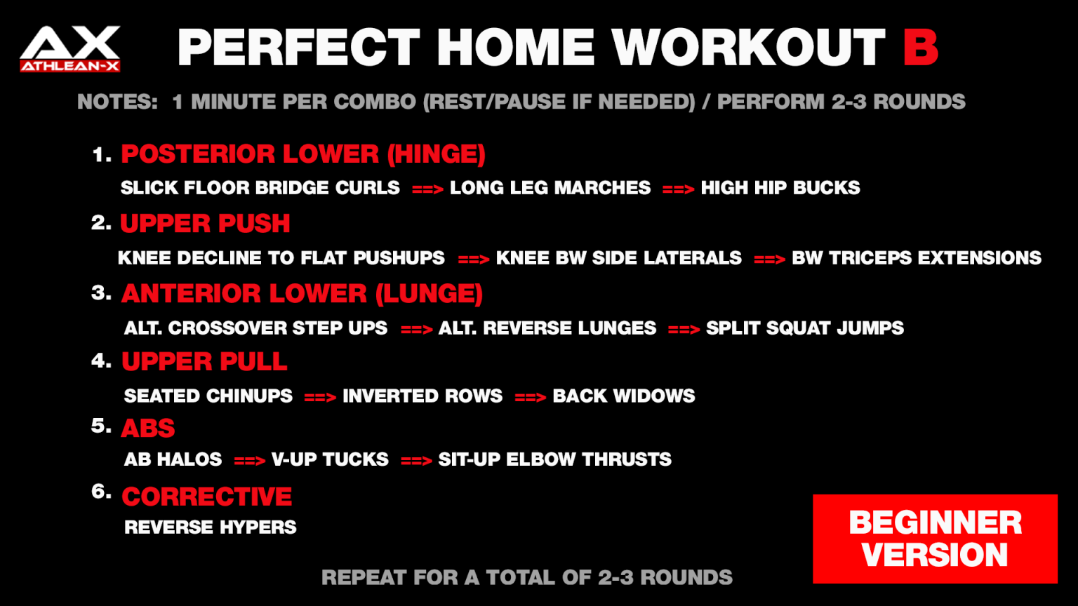 Bodyweight Workout Home Bodyweight Exercises Athlean X