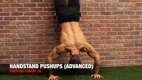 handstand pushup advanced