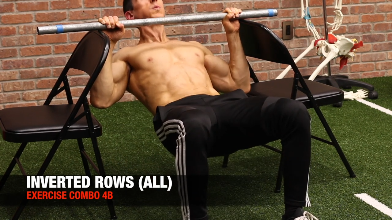 inverted row home exercise