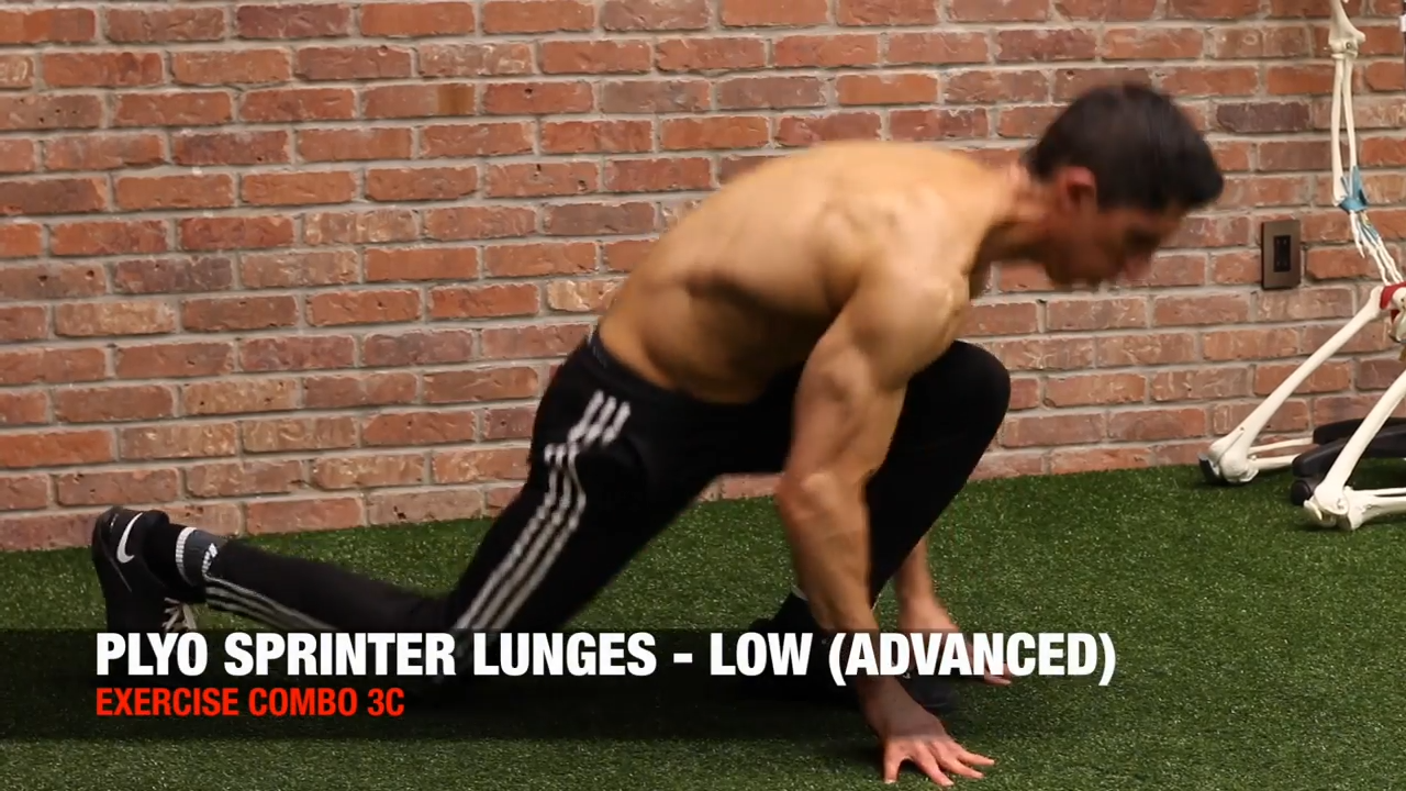 plyo sprinter lunges low
