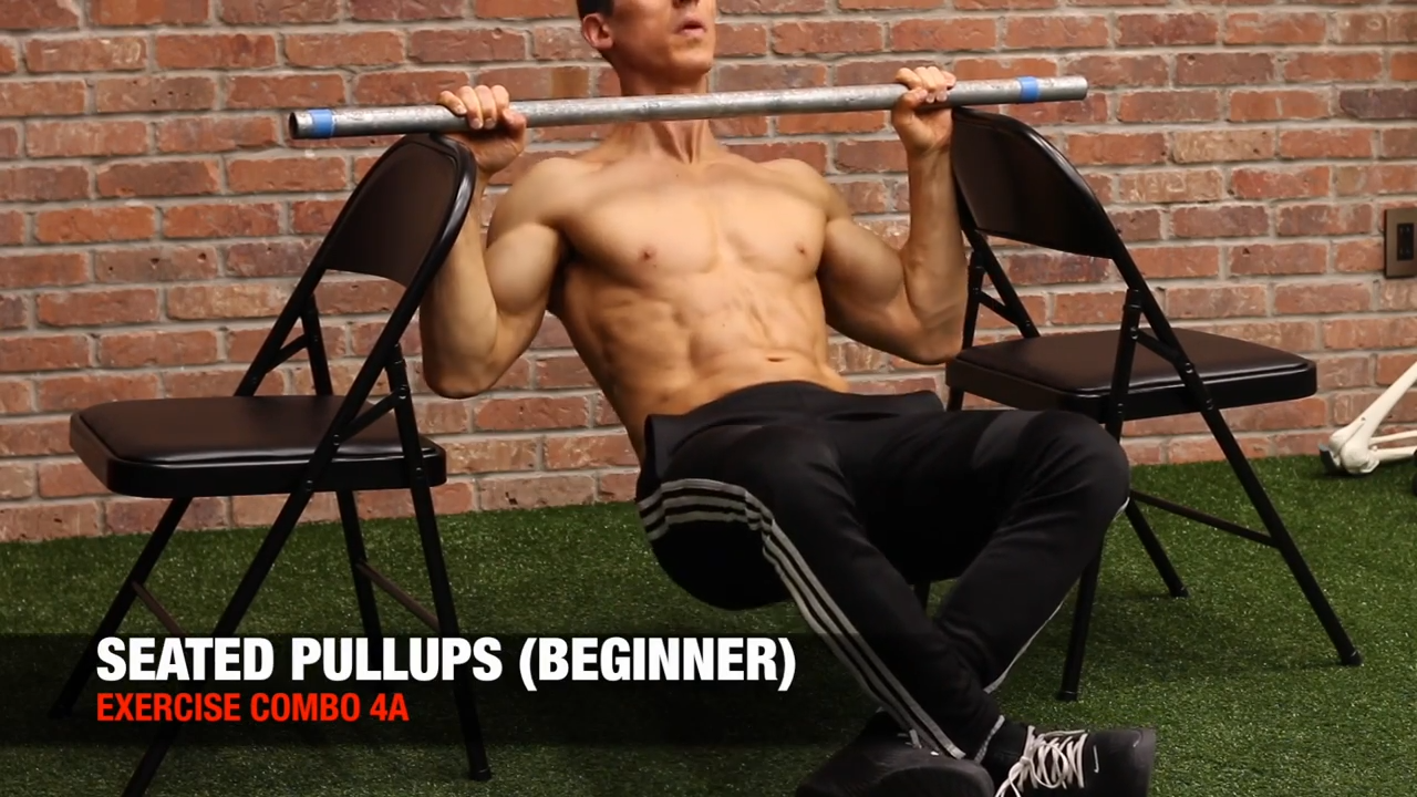 Wide Seated Pull-up  Pull ups, Data sheets, Calisthenics