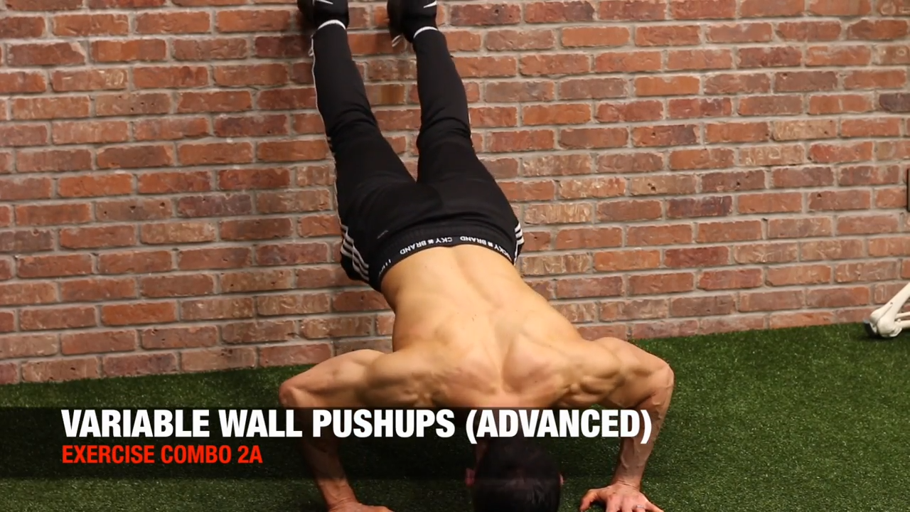 variable wall pushups