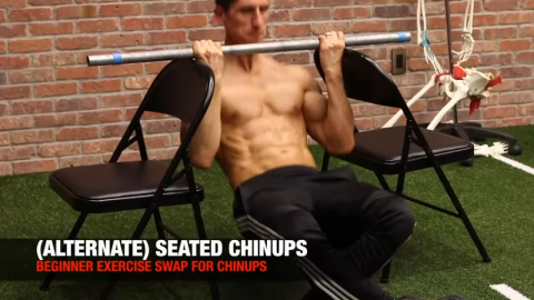 seated chinups