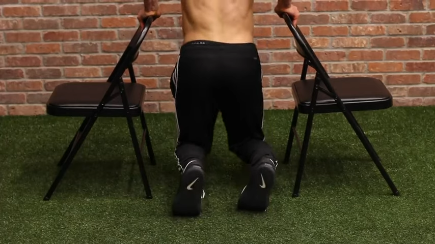 supported upright dips