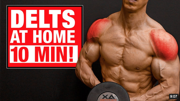 10 Min | Home Shoulder Workout (SETS AND REPS INCLUDED!)