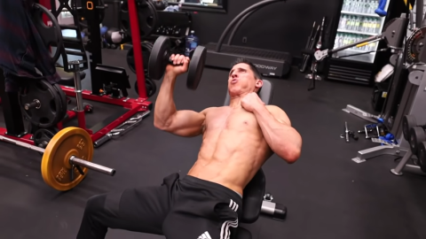 one arm dumbbell bench press