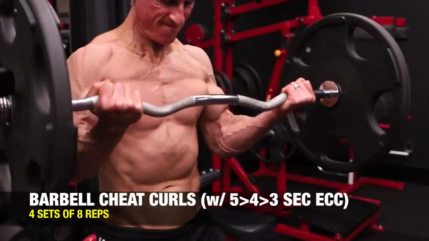 cheat curls with 5 second lowering