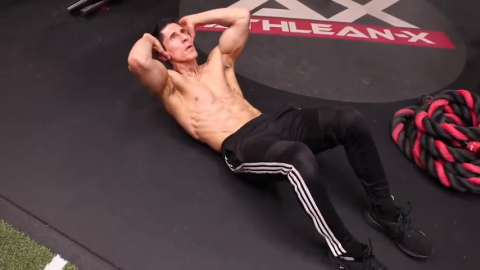 Athlean-X Shares An Intense 8-Minute At-Home Abs Workout, 40% OFF