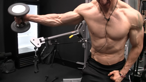 side lateral raise tennis elbow