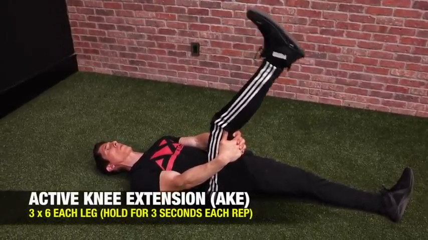 active knee extensions