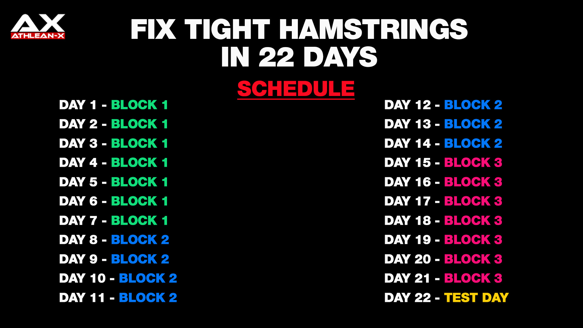 Stretches for Tight Hamstrings Hamstring Stretch ATHLEAN X