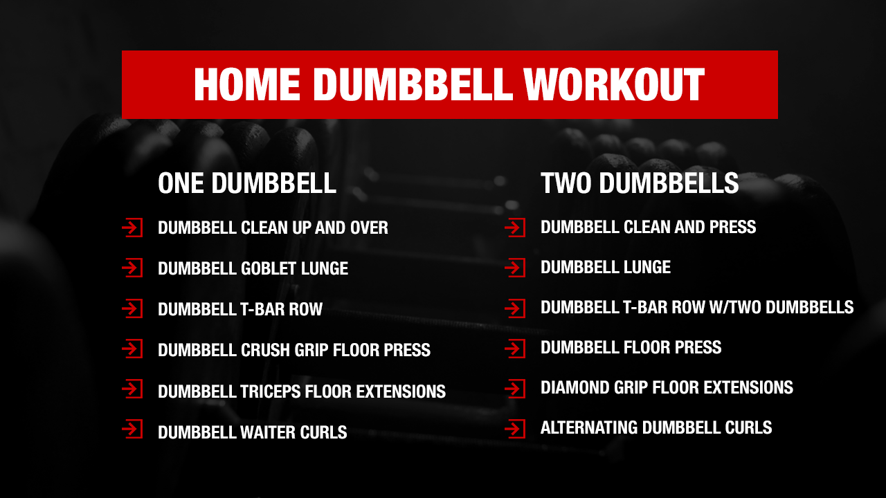 home dumbbell workout