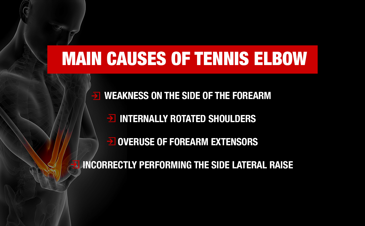 main causes of tennis elbow