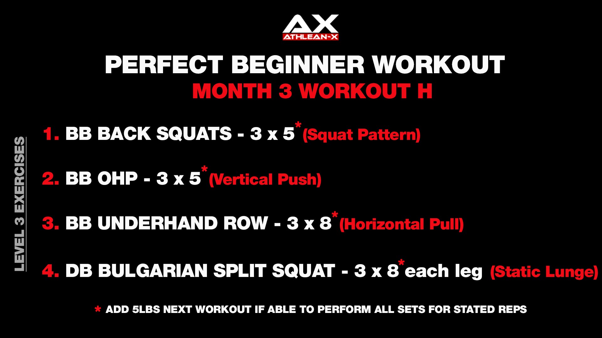 Extreme discount beginner workout