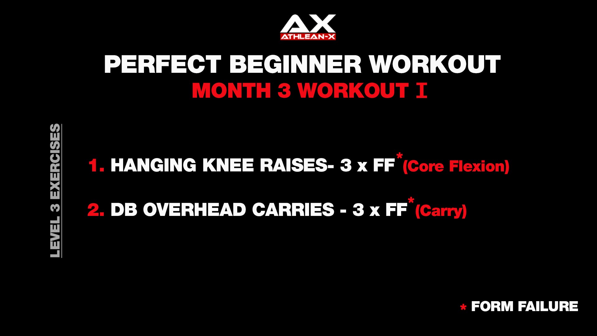 beginner workout month 3 workout i
