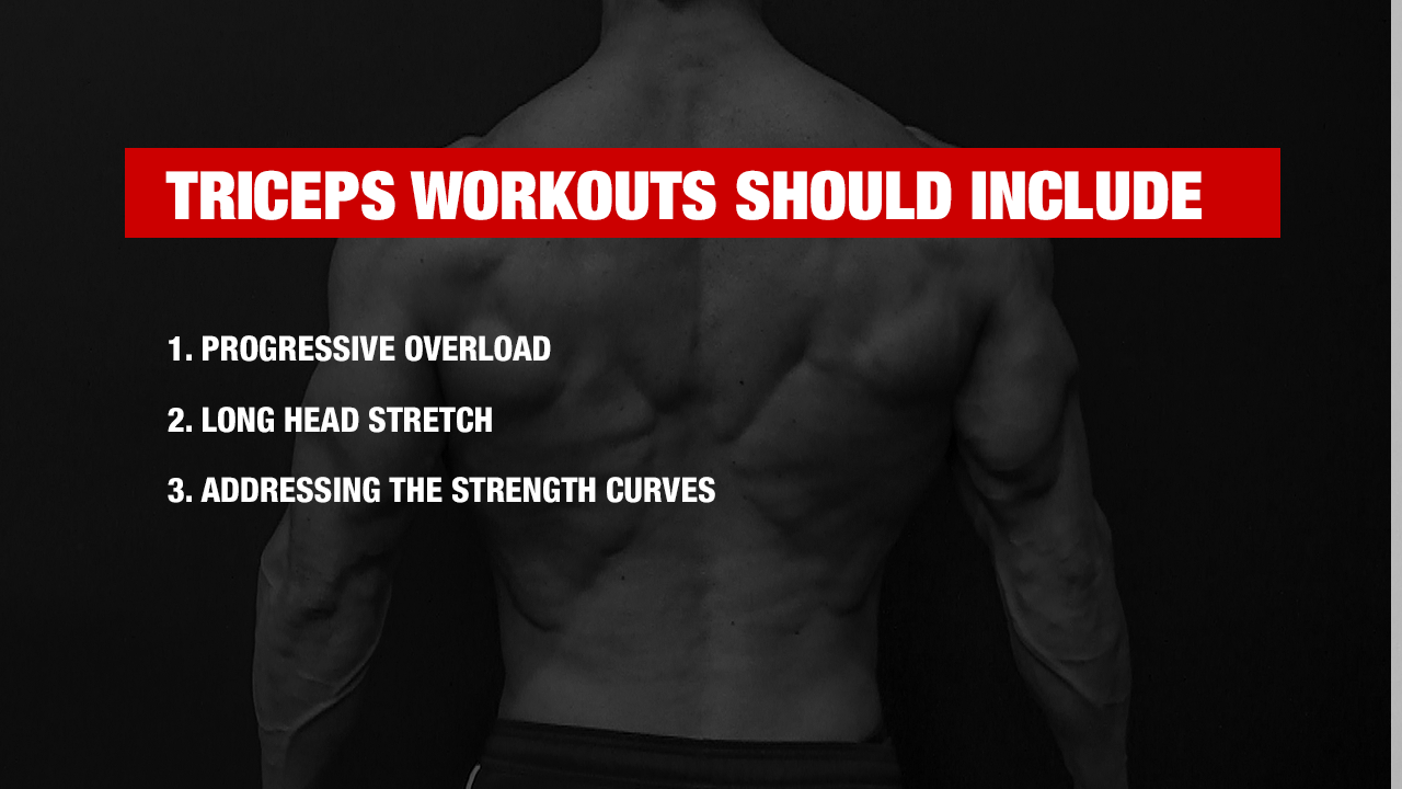 tricep workouts should include