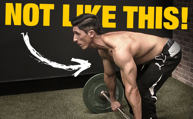 how to do barbell rows