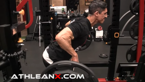 barbell row how to pull