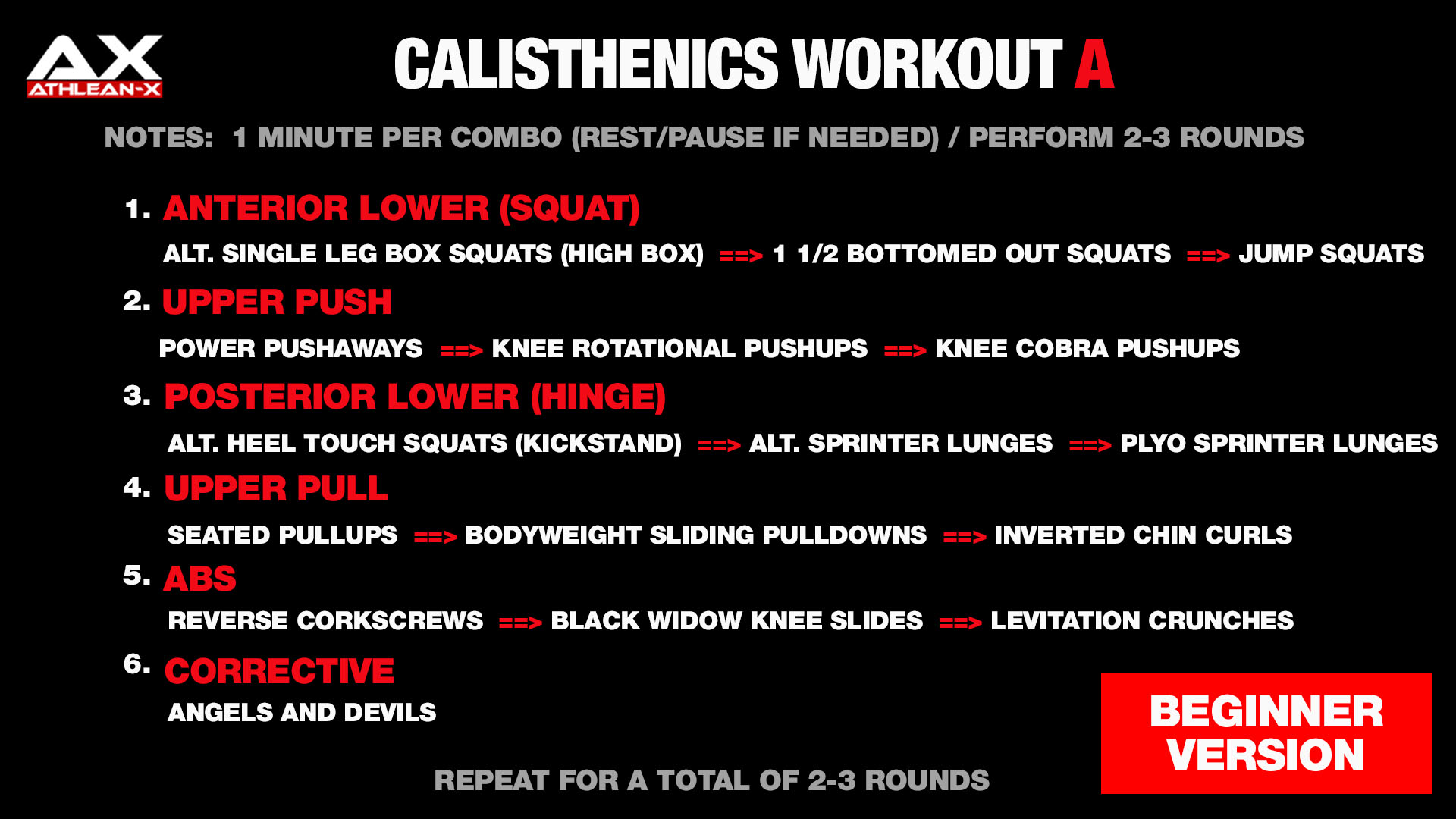 Calisthenic Workout Routine For Beginners EOUA Blog