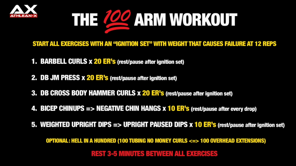 Bicep and Tricep Workout | Sleeve Busting Arms | ATHLEAN-X