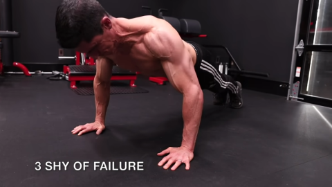 3 pushups shy of failure