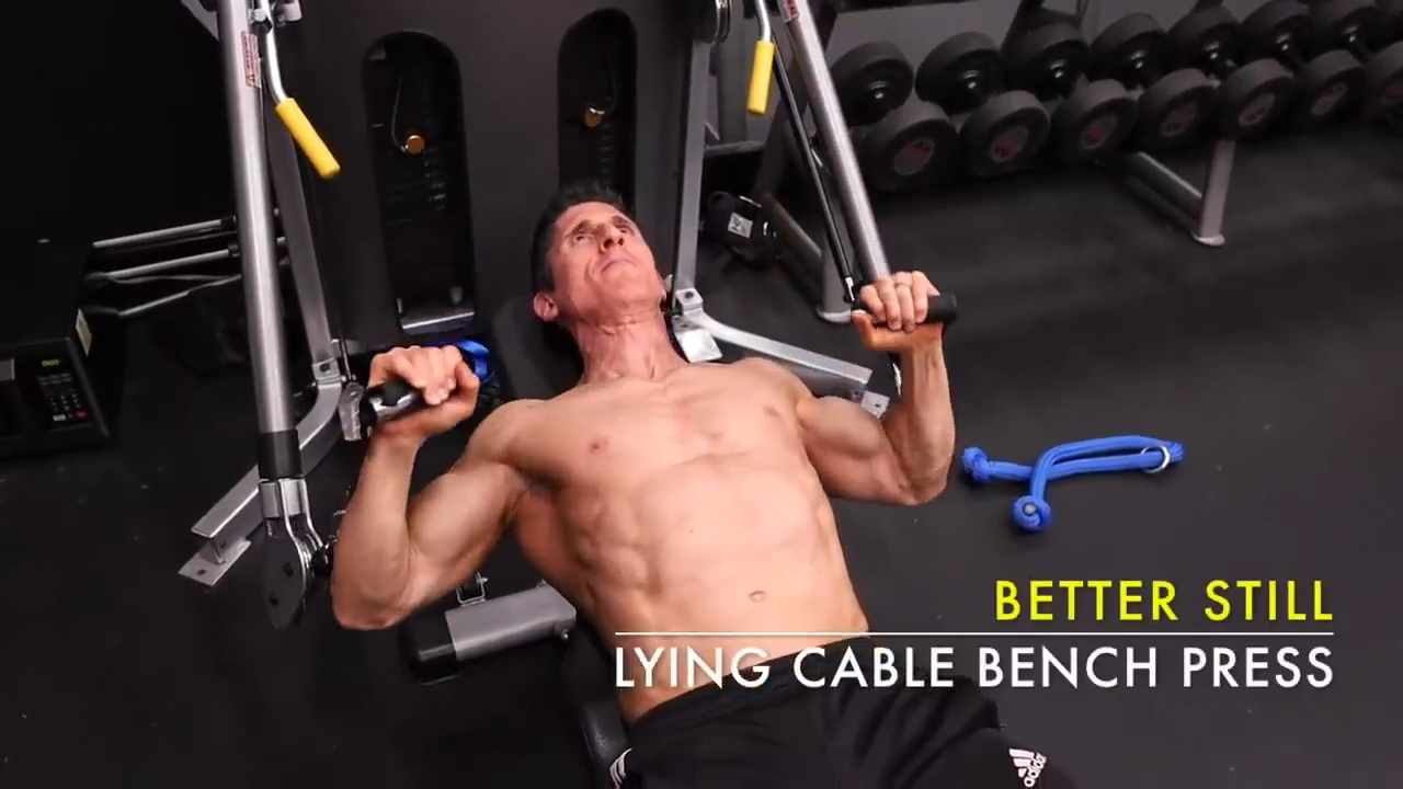 cable bench press