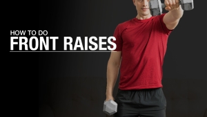 how to do front raises
