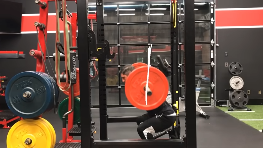 barbell back squat